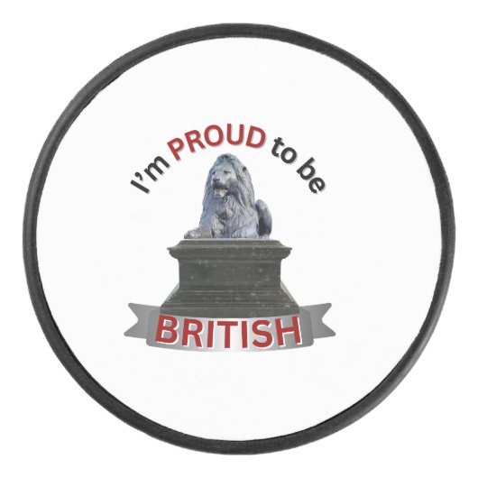 I’m Proud to be British  アイスホッケーパック (正面)