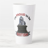 I’m Proud to be British  カフェラテマグ (正面)