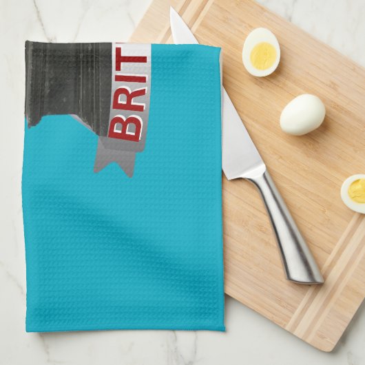 I’m Proud to be British キッチンタオル (四つ折り)