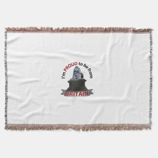 I’m Proud to be British スローブランケット (正面)