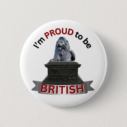 I’m Proud to be British 缶バッジ (正面)