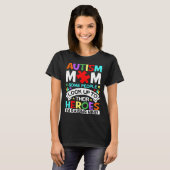 I m Raising Heroes Proud Autism Mom Autism Awarene Tシャツ (正面フル)