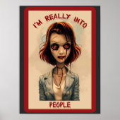 I"M Really Into People Zombie ポスター (正面)
