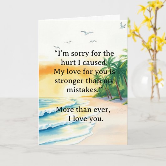 I’m Sorry Relationship Card カード (黄色い花)