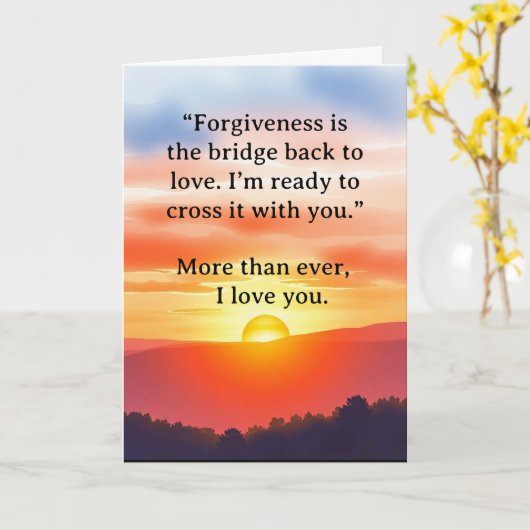 I’m Sorry Relationship Card カード (黄色い花)