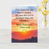 I’m Sorry Relationship Card カード (黄色い花)