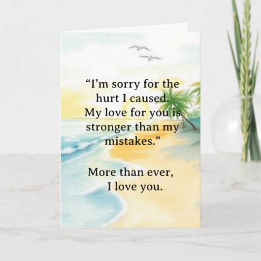 I’m Sorry Relationship Card カード (正面)