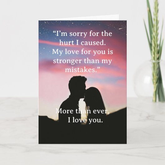 I’m Sorry Relationship Card カード (正面)