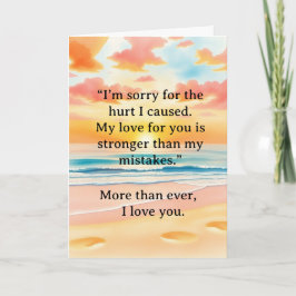 I’m Sorry Relationship Card カード