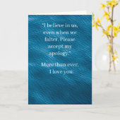 I’m Sorry Relationship Card | Elegant Apology カード (黄色い花)