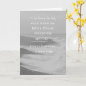 I’m Sorry Relationship Card | Elegant Apology カード (黄色い花)