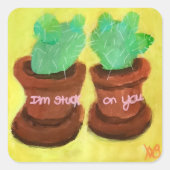 I’m Stuck on You スクエアシール (正面)