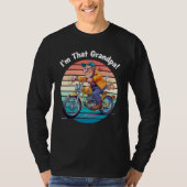 I m That Grandpa Motorcycle Cool Fun Tシャツ (正面)