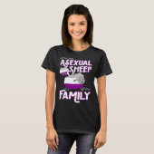 I m The Asexual Sheep Of My Family  Ace Pride Aest Tシャツ (正面フル)