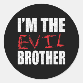 I’m the evil brother, funny brother ラウンドシール