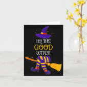 I’m The Good Witch Family Matching Costume Hallowe カード (黄色い花)