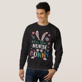 I m The Nurse Bunny Festival Easter Egg Rabbit Ear スウェットシャツ (正面フル)