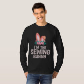 I m the Sewing Bunny Matching Family Easter Party Tシャツ (正面フル)