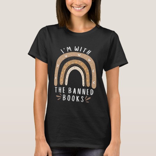 I m With The Banned Books  Book   1 Tシャツ (正面)