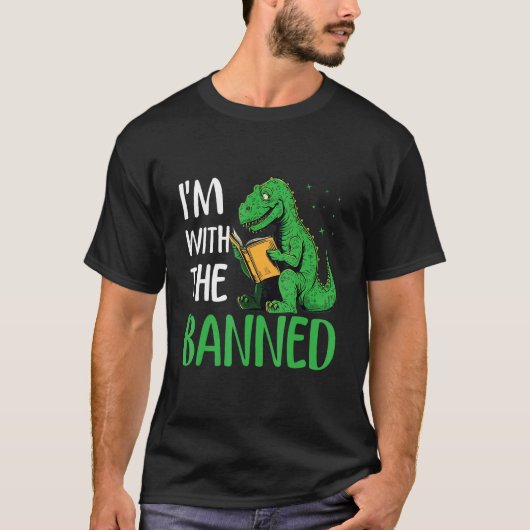 I m with The Banned Read Banned Books  BookWorm 19 Tシャツ (正面)