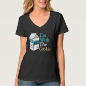 I m With The Cookie Milk Costume Matching Tシャツ (正面)