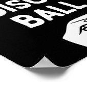 I’m With The Disco Ball Funny Halloween Matching C ポスター (角)