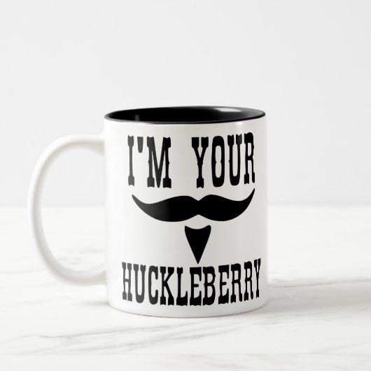 I’m Your Huckleberry Stash #USAPatriotGraphics ツートーンマグカップ (左)