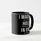 I Made A Hole In One Funny Golf Dad Lover Golfer マグカップ (正面右)