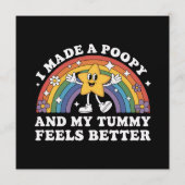 I Made A Poopy Funny Inappropriate Vacation Swap 招待状 (正面)