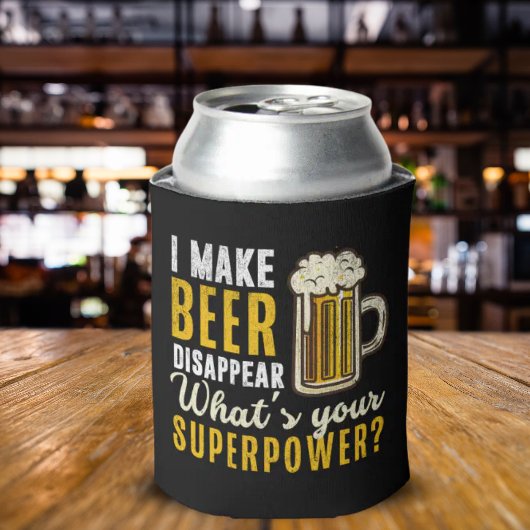 I Make Beer Disappear what's your superpower 缶クーラー
