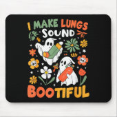 I Make Lungs Sound Bootiful Resratory Therast Hall マウスパッド (正面)
