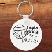 I Make String ・かわいらしクラフツ糸 キーホルダー (正面)