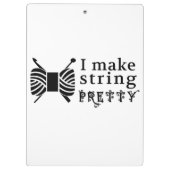 I Make String ・かわいらしクラフト&ヤーン クリップボード (裏面)
