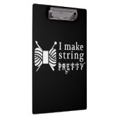 I Make String ・かわいらしヤーン&クラフト(Dark) クリップボード (右)