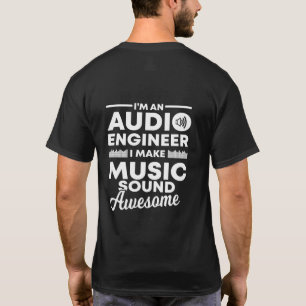 I Making Music Sound 素晴らし Audio Engineer Gi Tシャツ