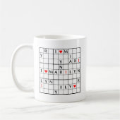 I♥MARILYN コーヒーマグカップ (左)