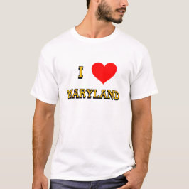 I ❤️ Maryland Custom T-Shirt  Tシャツ