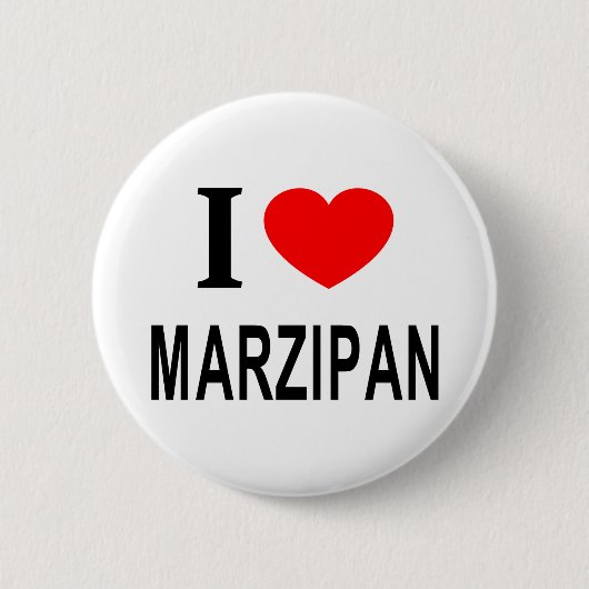 I MARZIPAN I ❤️ LOVE MARZIPAN IハートMARZIPAN 缶バッジ (正面)
