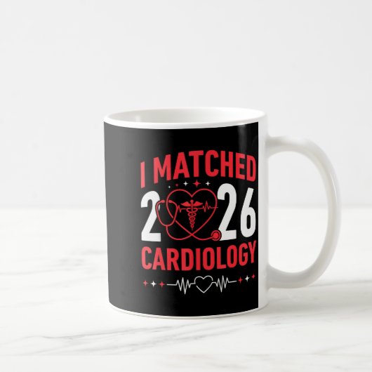 I Matched Cardiology Match Day 2026 Residency Resi コーヒーマグカップ (右)