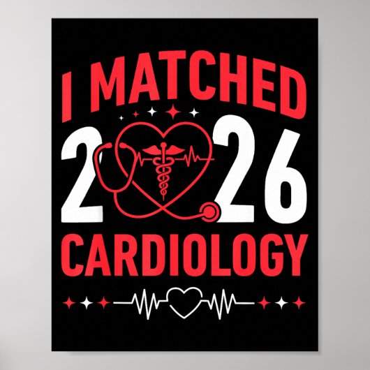 I Matched Cardiology Match Day 2026 Residency Resi ポスター (正面)