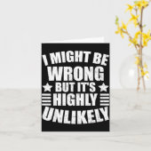 I May Be Wrong But It's Highly Unlikely Funny  カード (黄色い花)