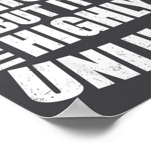 I May Be Wrong But It's Highly Unlikely Funny  ポスター (角)