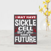 I May Have Sickle Cell But I Also Have A Future Si カード (黄色い花)