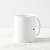 I ❤️ me minimal coffee mug  コーヒーマグカップ (正面右)