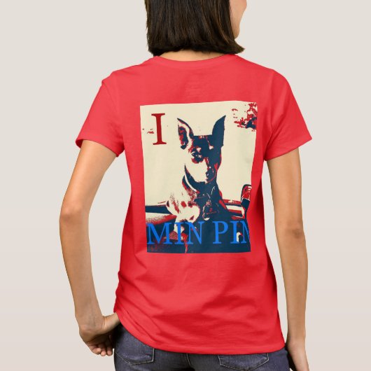 I MIN PIN Tシャツ (裏面)