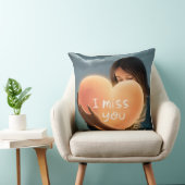 I Miss You Pillow – Romantic Gift Cushion for Love クッション (椅子)