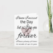 I missed The Day Card カード (正面)