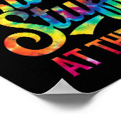 I Mostly Do Butt Stuff At The Gym Joke Tee Tie Dye ポスター (角)
