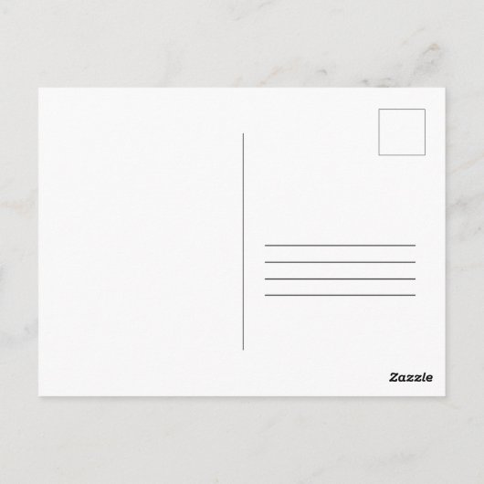 I Move Through This Day with Ease and Grace ポストカード (裏面)