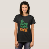 I Mow Lawn Mowing Landscaping Mower Farm Gardening Tシャツ (正面フル)